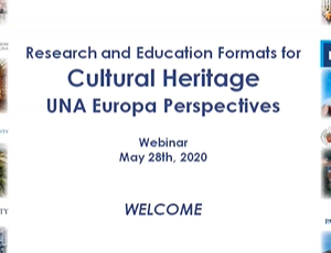 Webinar “Research and Education Formats for Cultural Heritage